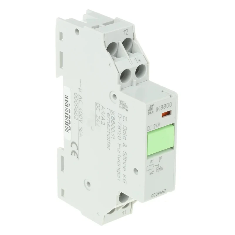 Dold DIN Rail Power Relay 24V dc Coil 16A Switching Current SPDT IK8800.11 DC24V