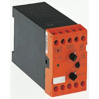 Dold Monitoring Relay, 1 Phase, DPDT Contact, DIN Rail Mount, 0.1A to 10A Current Range BA9053/410 AC1A/5A/10A AC230V 0-20S