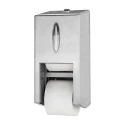 Tork Grey Metal Dual Toilet Roll Dispenser 143 mm x 325 mm x 149 mm 472019