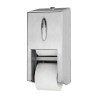 Tork Grey Metal Dual Toilet Roll Dispenser 143 mm x 325 mm x 149 mm 472019