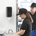 Tork Mini Wipe Dispenser Wall Mount Black Plastic 174mm x 321mm x 165mm 558008