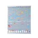 Nobo Yearly Magnetic Wall Planner 960mm Height 800mm Width 2911200