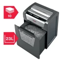 Rexel 23 L Micro Paper Shredder with 10 Sheet Capacity, Micro P5 Cut 2x15mm 2104575EU