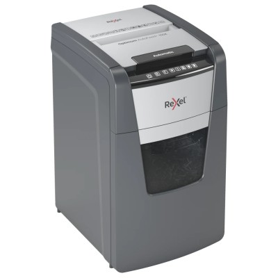 Rexel Optimum Auto+ 150X Cross Cut Paper Shredder 150 Sheets Capacity 44L Bin 220mm Throat Width 2020150XEU