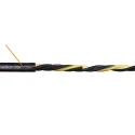 Igus 4 Core Black Multi-Core Main Power Cable 4mm² CSA 85°C, Stranded Nickel Chrome Conductor CF30.40.04 (100m)