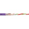 Igus 2 Core Red Lilac Thermoplastic Elastomer Multi-Core Main Power Cable 0.25mm² CSA 85°C 100m CFBUS.001 (100m)