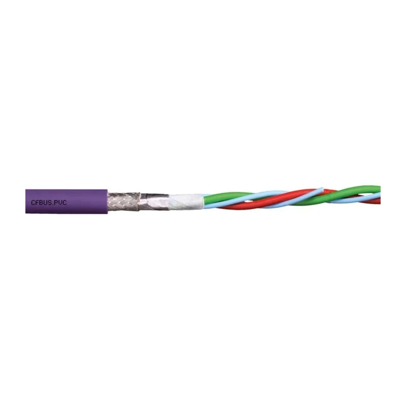 Igus chainflex CFBUS.PVC Bus Cable 4 Cores 0.15mm² Screened PVC Sheath 100m CFBUS.PVC.049 (100m)