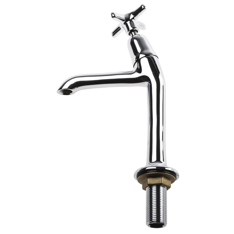 Pegler Yorkshire Chrome Plated Brass Twist Handle High Neck Hot Sink Tap BSP 303007