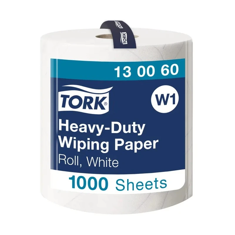 Tork Roll Paper Towel 2 Ply, 340000 x 369 mm Sheet Size, 1000 Sheets, White, Heavy-Duty Roll 130060