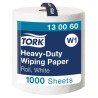 Tork Roll Paper Towel 2 Ply, 340000 x 369 mm Sheet Size, 1000 Sheets, White, Heavy-Duty Roll 130060