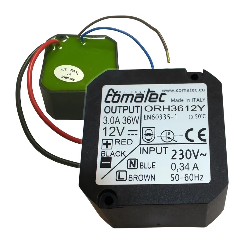 Comatec ORBIT Series DIN Rail Power Supply 12V DC 36W High-Efficiency Switching Power Supply ORH 36 12 Y