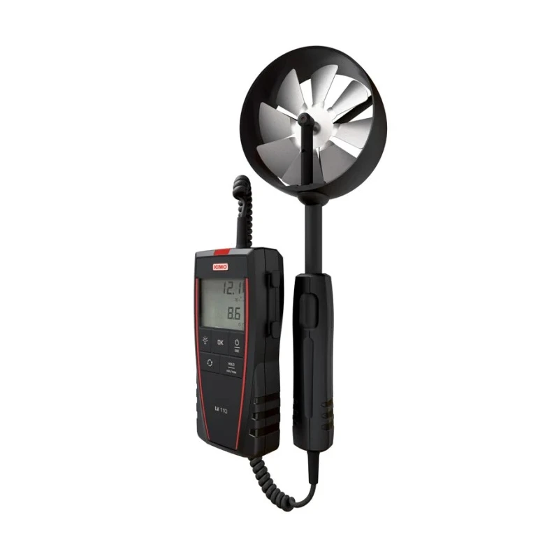 KIMO Rotary Vane Anemometer, Measures Air Velocity and Air Flow, 35 m/s, LV 110 S