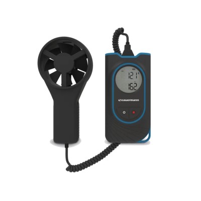 SAUERMANN. Rotary Vane Anemometer Measures Temperature, Air Flow, Air Velocity, 30 m/s Si-VV3
