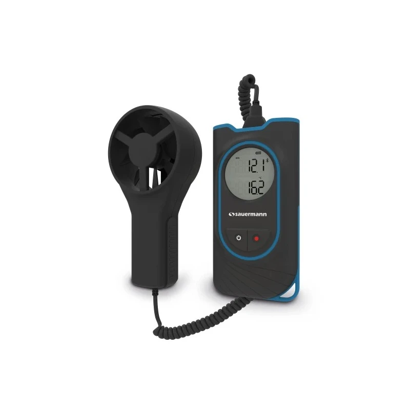 SAUERMANN. Rotary Vane Anemometer Measures Temperature, Air Flow, Air Velocity, 30 m/s Si-VV3