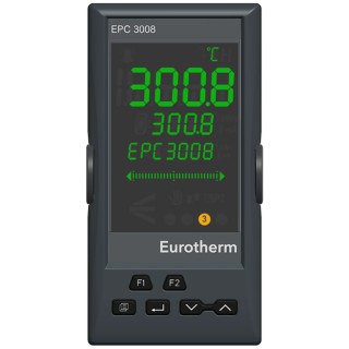 Eurotherm Panel PID Controller 1 Input 2 Relay, DC 24V, LCD Display, IP65, Poland EPC3008