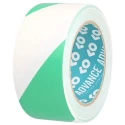Advance Tapes Green White Polyvinyl Chloride 33 m Hazard Tape 0.14 mm Thickness AT8