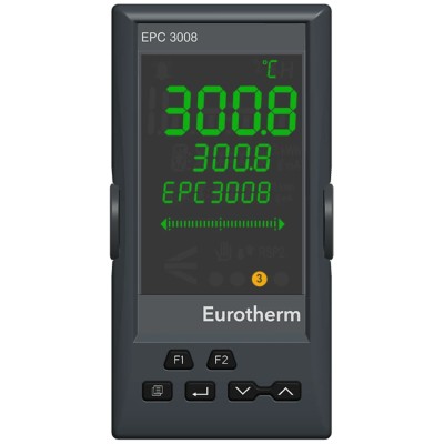 Eurotherm Panel PID Controller 1 Input DC, 3 Relay 24V, IP65, LCD Display EPC3008