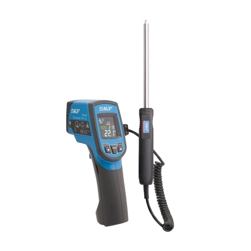 SKF Infrared Thermometer , Temperature Range -64 °C to 1400 °C, Accuracy ±2 °C, AAA Battery, Adjustable Emissivity TKTL 21