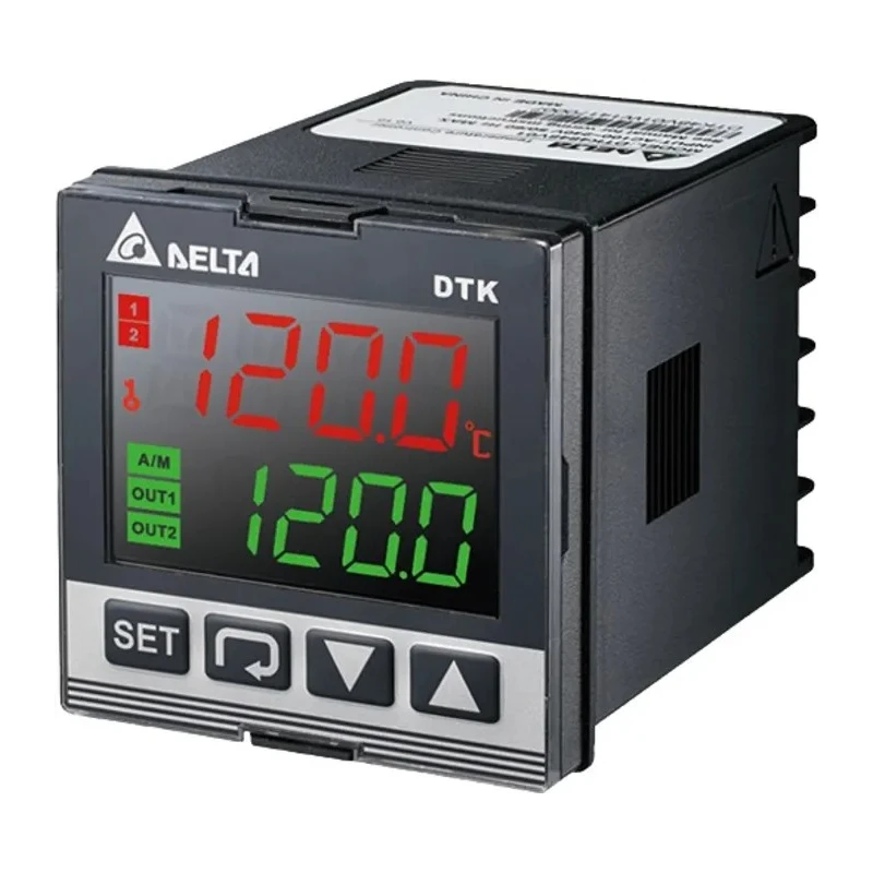 Delta Electronics Panel Mount PID Temperature Controller 1 Input 2 Output DC Current 240V On-Off DTK4848C01
