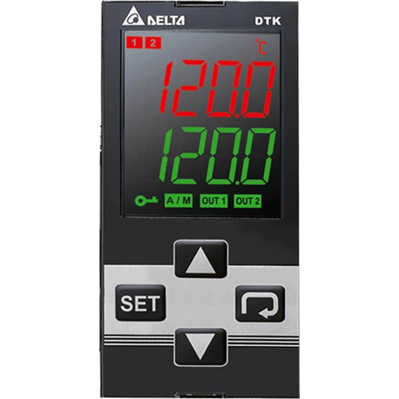 Delta Electronics Panel Mount PID Temperature Controller 1 Input, 2 Output Relay 240V DTK4896R01