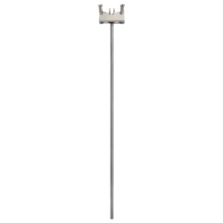 Jumo PT100 Temperature Probe 6 mm Diameter, 130 mm Length, 2 Wire, Class B Accuracy, 400 °C Max PT100