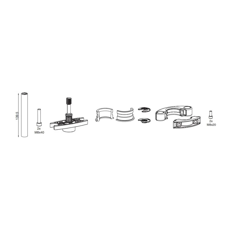SAUTER REGULATION Seat Valve Actuator with Universal Technology (SUT), Shaft Function, IP54 Protection, Model 0510390024