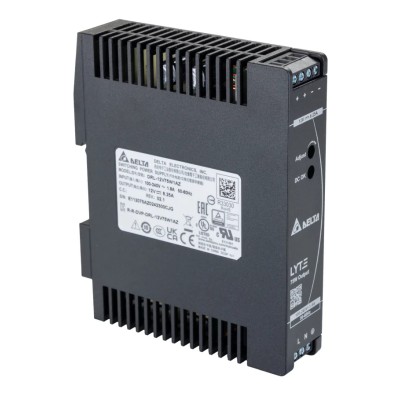 Delta Electronics DRL Switched Mode DIN Rail Power Supply 264V AC Input 12V DC, 6.25 A Output, 75 W DRL-12V75W1AZ