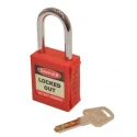 Spectrum Industrial Safety Padlock with Ribbed Nylon Body, Weatherproof, 6 mm Shackle Diameter S2195