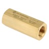 Norgren Pneumatic Non Return Valve Brass, Female Threaded Inlet & Outlet, 16 bar Maximum Operating Pressure S/521