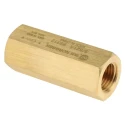 Norgren Pneumatic Non Return Valve Brass, Female Threaded Inlet & Outlet, 16 bar Maximum Operating Pressure S/521