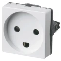 LK 10A White 1 Gang Plug Socket Indoor Type K 501D6011