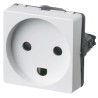 LK 10A White 1 Gang Plug Socket Indoor Type K 501D6011