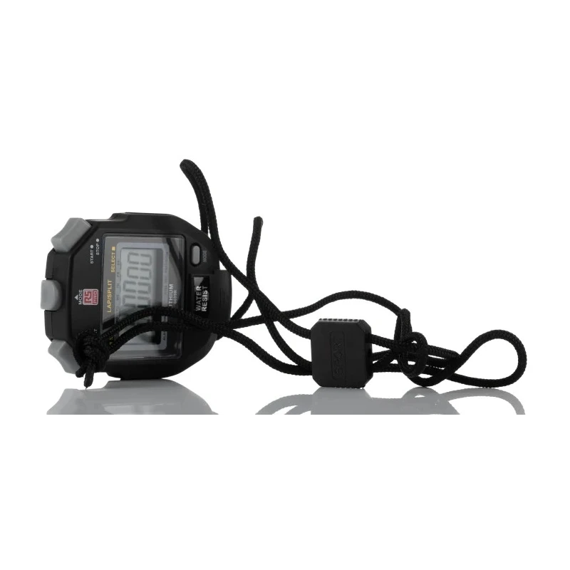 RS PRO Black Digital Pocket Stopwatch Waterproof Plastic Case Battery CR2032 23h 59min 59s 241-3114