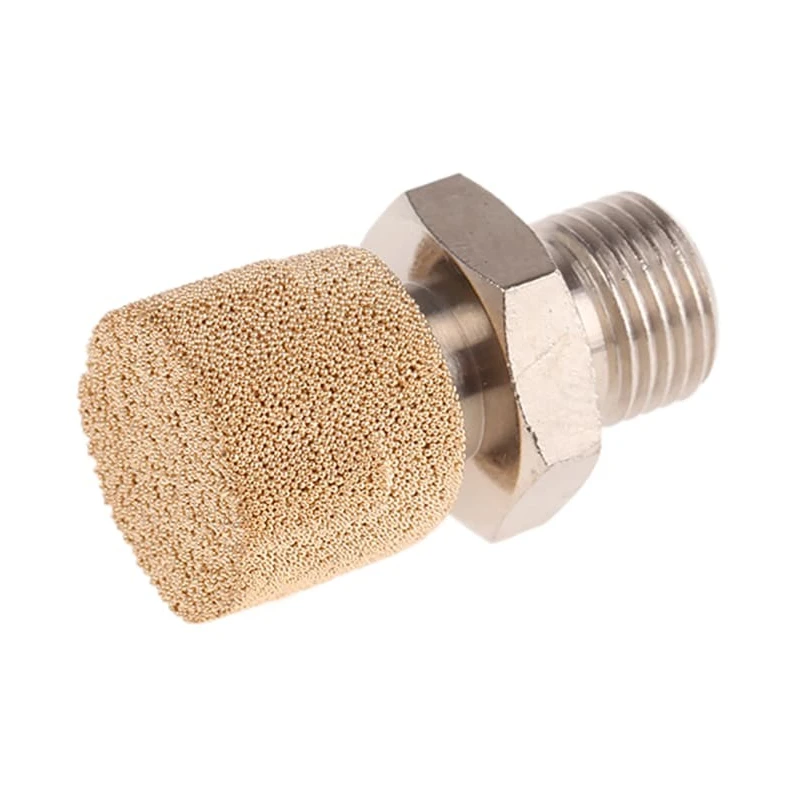 Legris Sintered Bronze, Brass Pneumatic Silencer 12 bar Threaded G 0672 724-936