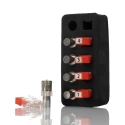 RS PRO Network Cable Tester RJ12, RJ45, RJ11, Cat3 to Cat7a, Battery Powered RSVDV-100