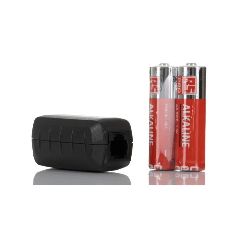 RS PRO Network Cable Tester RJ12, RJ45, RJ11, Cat3 to Cat7a, Battery Powered RSVDV-100