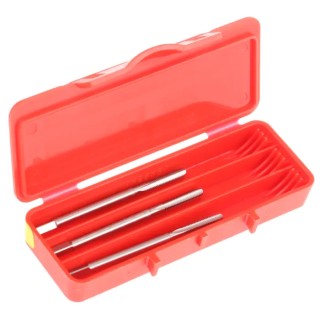 Dormer High-Speed Steel Machine Tap Set M2.5 Thread Size Straight Flute 3 Piece E500M2.5NO6
