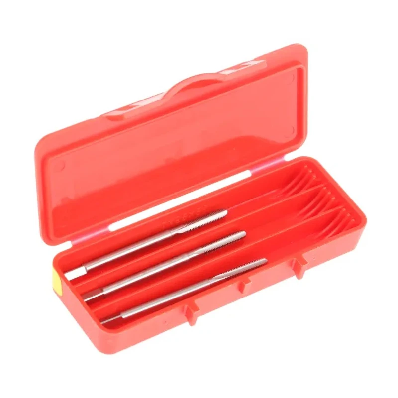 Dormer High-Speed Steel Machine Tap Set M2.5 Thread Size Straight Flute 3 Piece E500M2.5NO6
