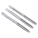 Dormer Metric Standard Machine Tap Set with M4 Thread Size, HSS, 3 Piece, Straight Flute, ISO 529 E500M4NO6