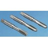 Dormer HSS Straight Flute Tap Set 4 UNC Thread, Bright Finish, 3 Pieces E5154-40NO6