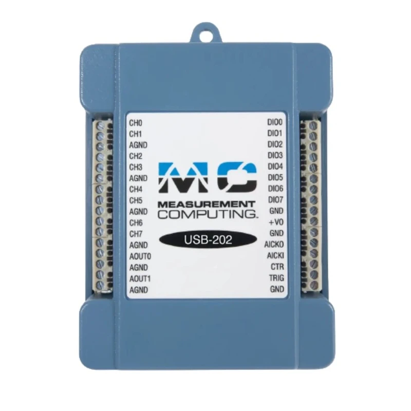 Digilent MCC USB-202 Data Acquisition 8-Channel USB 100 ksps 12 bit 6069-410-008