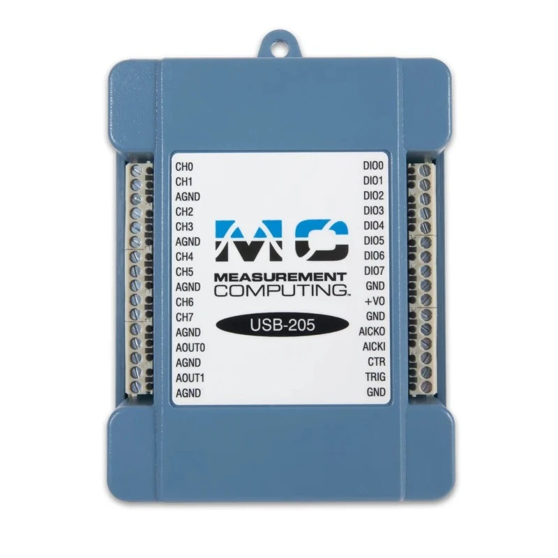 Digilent MCC USB-202 Data Acquisition 8-Channel USB 100 ksps 12 bit 6069-410-008