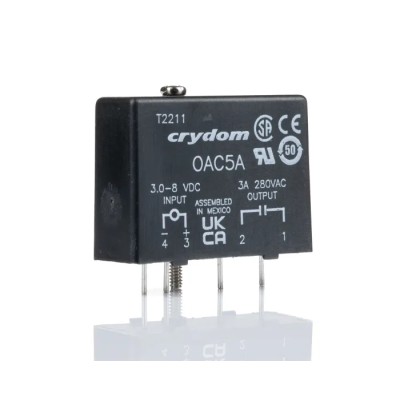 Crydom M Series Interface Relay Module PCB Mount 5V DC Coil 20mA Latching OAC5A