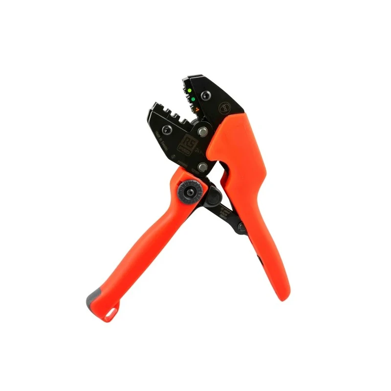 RS PRO Crimp Tool for Blue, Insulated Terminals Red, Yellow 204mm Length Adjustable Ratchet 241-4344
