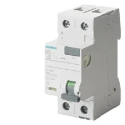 Siemens SENTRON 5SV3xxx Series Residual Current Circuit Breaker 63A 2-Pole 300 mA Type A 0.8 kA 230V AC 5SV3616-6KL
