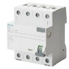 Siemens SENTRON Residual Current Circuit Breaker 63A 4-Pole 500 mA Type A 400V AC 5SV3746-6KL