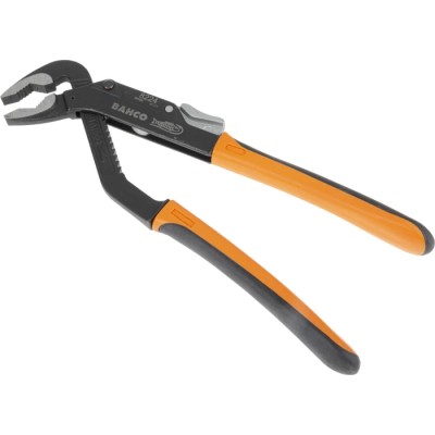 Bahco Professional Water Pump Plier, Steel, Black Finish, 250mm Length, 41.85mm Jaw, Slip Joint 8224 IP