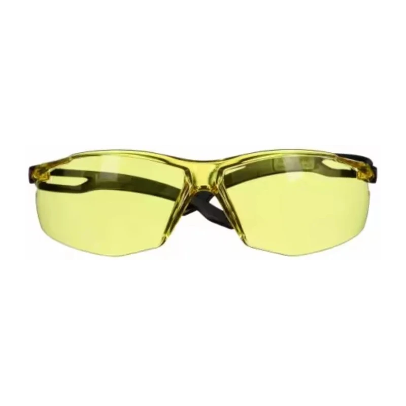 3M SecureFit 500 Safety Glasses Amber Polycarbonate Lens Anti-Scratch Anti-Fog 7100243980