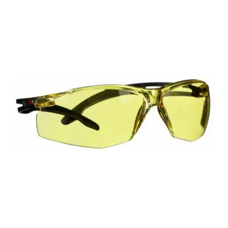3M SecureFit 500 Safety Glasses Amber Polycarbonate Lens Anti-Scratch Anti-Fog 7100243980