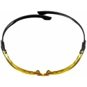3M SecureFit 500 Safety Glasses Amber Polycarbonate Lens Anti-Scratch Anti-Fog 7100243980